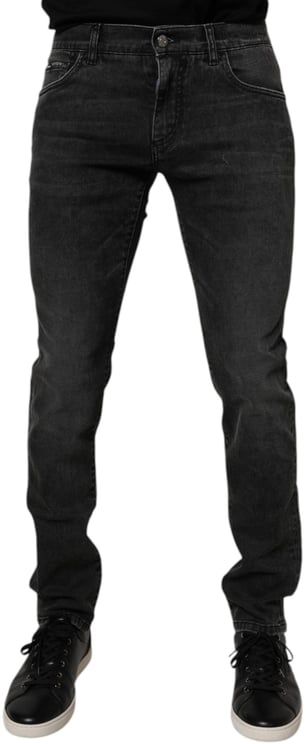 Dolce & Gabbana Dolce & Gabbana Black Cotton Stretch Skinny Men Denim Jeans
