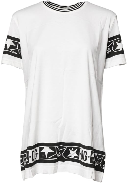 Dolce & Gabbana Dolce & Gabbana White #DGMillennials Cotton Crewneck T-shirt