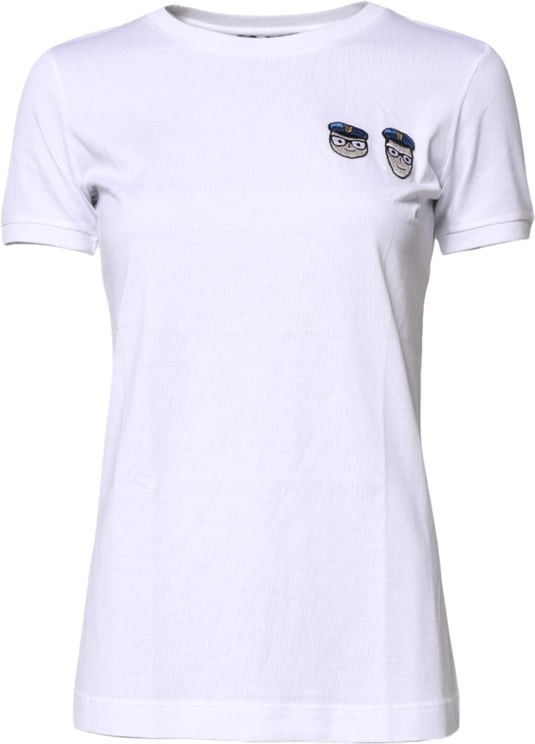 Dolce & Gabbana Dolce & Gabbana White #DGFamily Cotton Crew Neck T-shirt