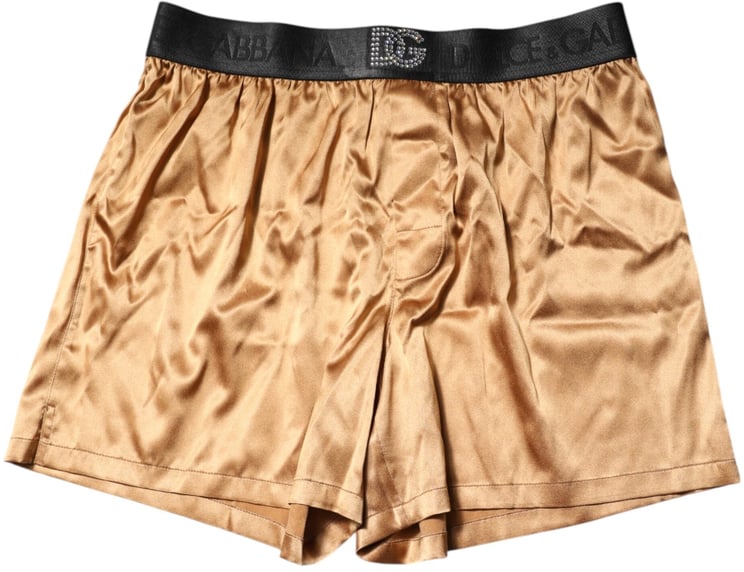 Dolce & Gabbana Dolce & Gabbana Beige Men Regular Boxer Eye Mask Set Underwear