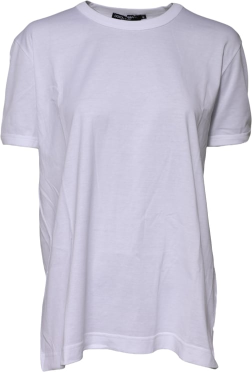 Dolce & Gabbana Dolce & Gabbana White Cotton Goodluck 2022 Crew Neck T-shirt