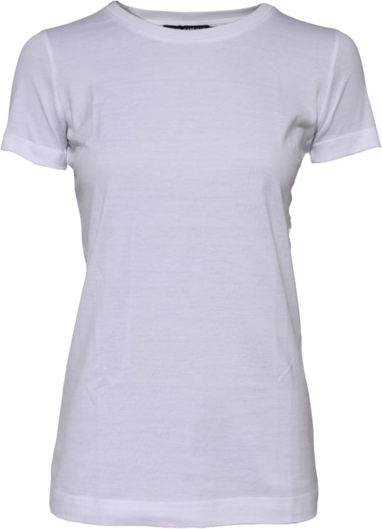 Dolce & Gabbana Dolce & Gabbana White Cotton Crew Neck Short Sleeves T-shirt