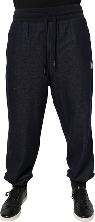 Dolce & Gabbana Dolce & Gabbana Black Jacquard Jogger Men Sweatpants Pants