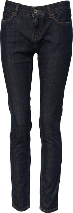 Dolce & Gabbana Dolce & Gabbana Blue Skinny Cotton Mid Waisted Denim Jeans