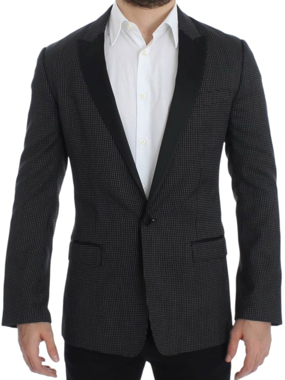 Dolce & Gabbana Dolce & Gabbana Black wool slim MARTINI blazer