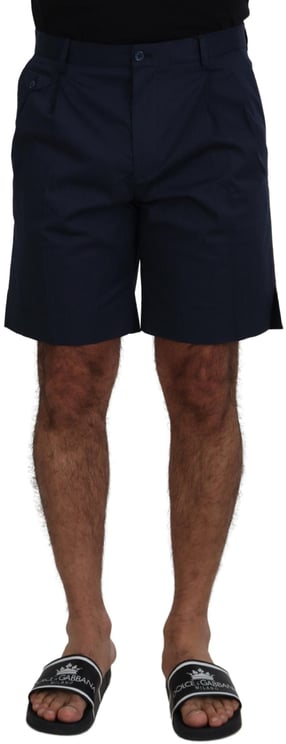 Dolce & Gabbana Dolce & Gabbana Blue Chinos Cotton Stretch Casual Shorts