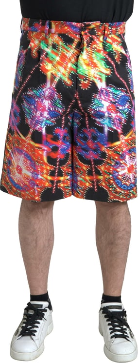Dolce & Gabbana Dolce & Gabbana Multicolor Printed Cotton Men Bermuda Shorts