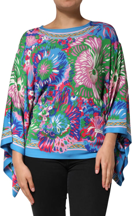 Dolce & Gabbana Dolce & Gabbana Multicolor Floral Printed Tunic Blouse Top
