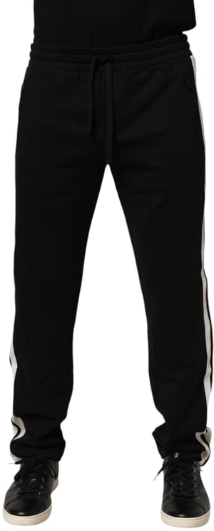 Dolce & Gabbana Dolce & Gabbana Black Cotton Jogger Sweatpants Trouser Pants