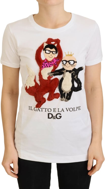 Dolce & Gabbana Dolce & Gabbana T-shirt Top White Textured Short Sleeve