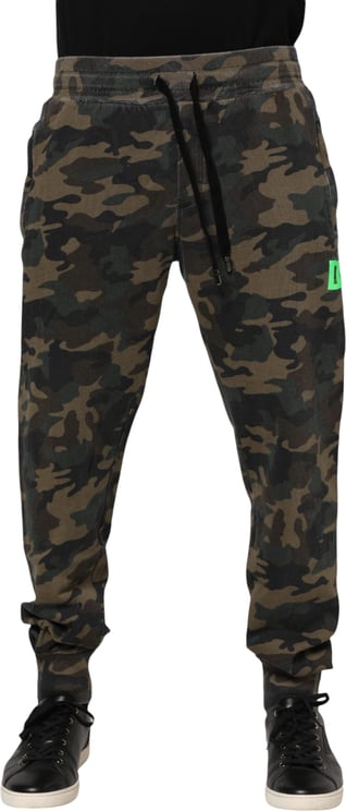 Dolce & Gabbana Dolce & Gabbana Multicolor Camouflage Cotton Men Jogger Pants
