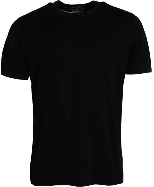 Dolce & Gabbana Dolce & Gabbana Black Cotton Round Neck Short Sleeves Men T-shirt