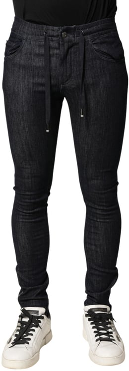 Dolce & Gabbana Dolce & Gabbana Black Cotton Stretch Skinny Denim Men Jeans