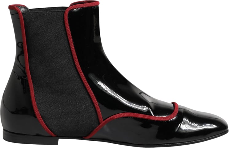Dolce & Gabbana Dolce & Gabbana Black Jackie Buttoned Chelsea Boots Shoes
