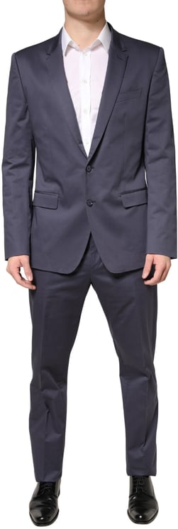 Dolce & Gabbana Dolce & Gabbana Blue Single Breasted MARTINI 2 Piece Suit