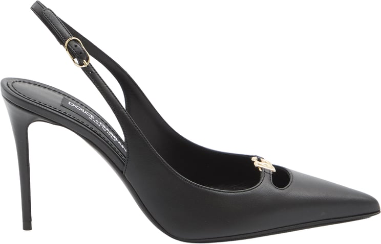Dolce & Gabbana Slingback Pumps in silk nappa