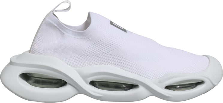 Dolce & Gabbana Dolce & Gabbana White Slip On Wave Low Top Sneakers Shoes