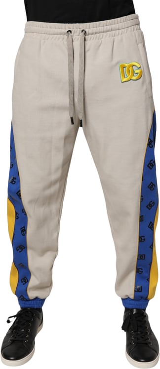 Dolce & Gabbana Dolce & Gabbana Multicolor Cotton DG Jogger Sweatpants Pants