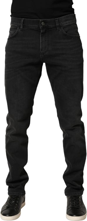 Dolce & Gabbana Dolce & Gabbana Black Cotton Stretch Regular SkinnyDenim Jeans