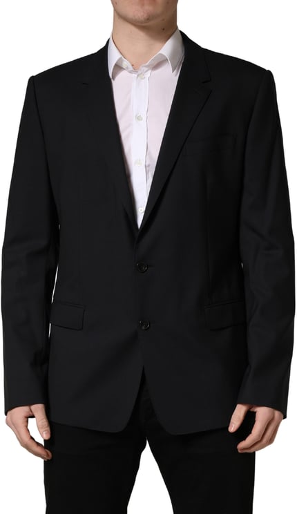Dolce & Gabbana Dolce & Gabbana Blue Single Breasted 2 Button Suit Jacket