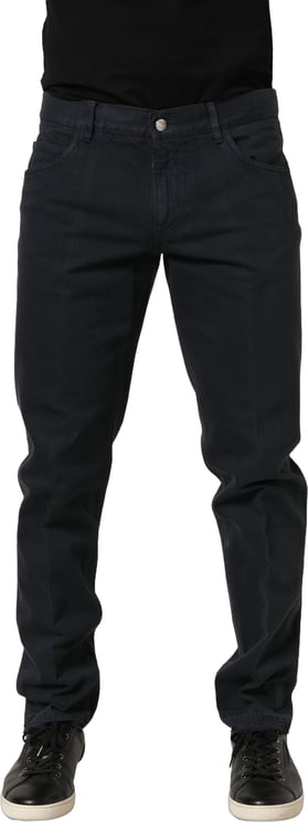 Dolce & Gabbana Dolce & Gabbana Black Cotton Mid Waist Skinny Men Denim Jeans