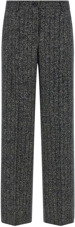 Dolce & Gabbana Dolce & Gabbana Bicolor Virgin Wool Casual Pants