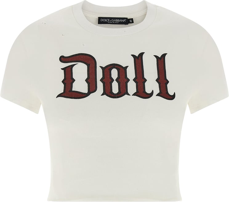 Dolce & Gabbana Dolce & Gabbana White Cotton T-Shirt
