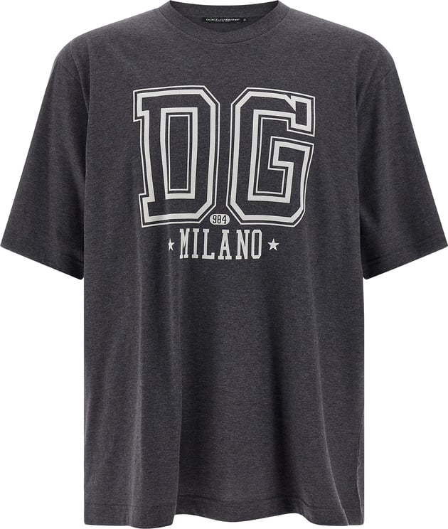 Dolce & Gabbana Dolce & Gabbana Gray Cotton T-Shirt