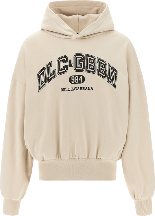 Dolce & Gabbana Dolce & Gabbana Beige Cotton Sweatshirt