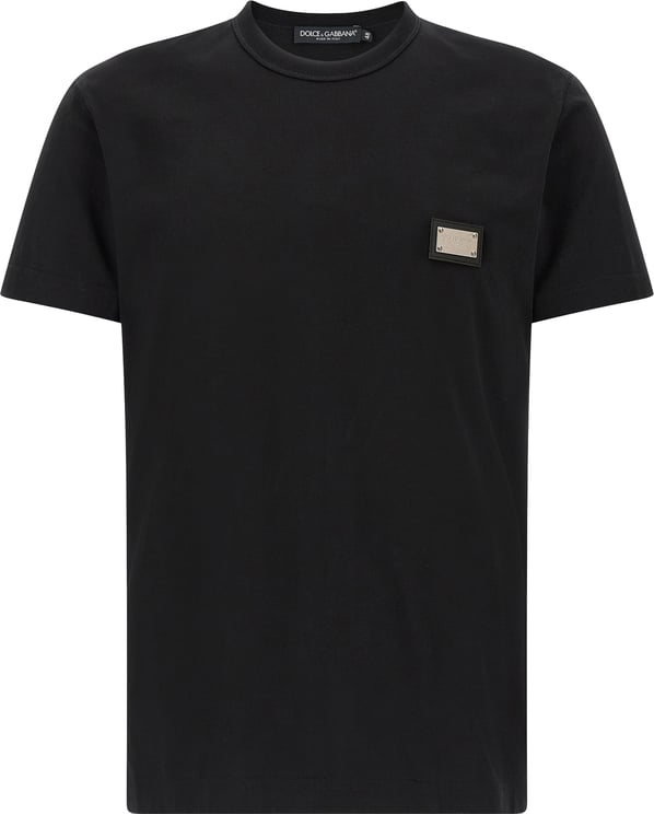 Dolce & Gabbana Dolce & Gabbana Black Cotton T-Shirt