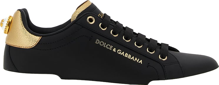 Dolce & Gabbana Dolce & Gabbana Black Calfskin Sneakers