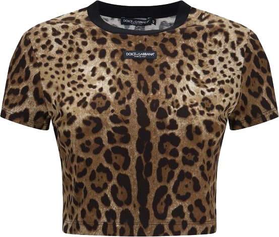 Dolce & Gabbana Dolce & Gabbana Beige Cotton T-Shirt