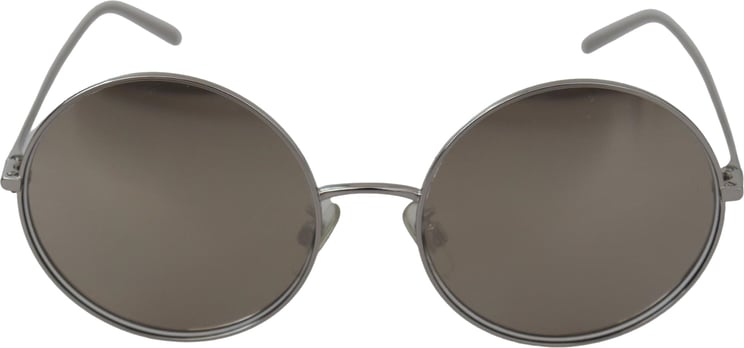 Dolce & Gabbana Dolce & Gabbana Silver Plated Round Gray Le nses Women Sunglasses