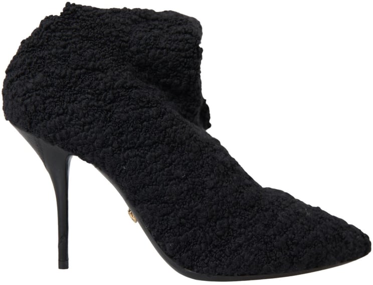 Dolce & Gabbana Dolce & Gabbana Black Stiletto Heels Mid Calf Boots