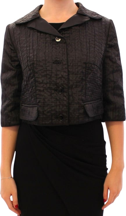 Dolce & Gabbana Dolce & Gabbana Black Short Bolero Shrug Jacket Coat