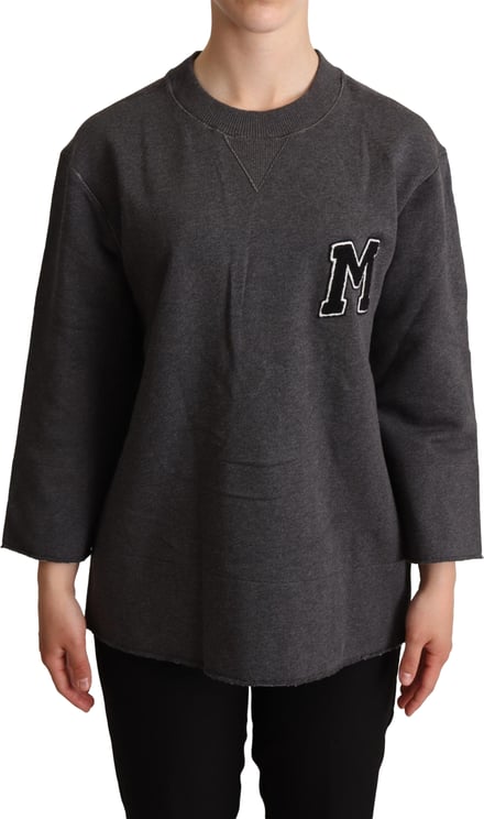 Dolce & Gabbana Dolce & Gabbana Gray Embroidered Women Pullover Sweater