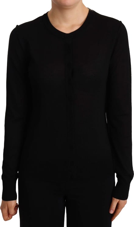 Dolce & Gabbana Dolce & Gabbana Black Crewneck Pullover STAFF Sweater Wool