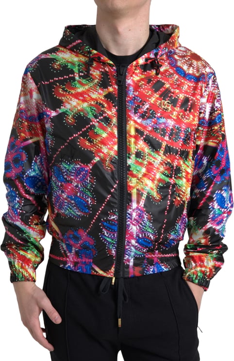 Dolce & Gabbana Dolce & Gabbana Multicolor Hooded Sweatshirt Sweater