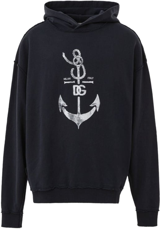 Dolce & Gabbana Dolce & Gabbana Blue Cotton Sweatshirt