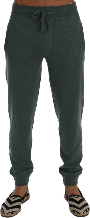 Dolce & Gabbana Dolce & Gabbana Green Cashmere Training Pants