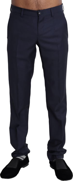 Dolce & Gabbana Dolce & Gabbana Navy Blue Dress Formal Men Trouser Pants