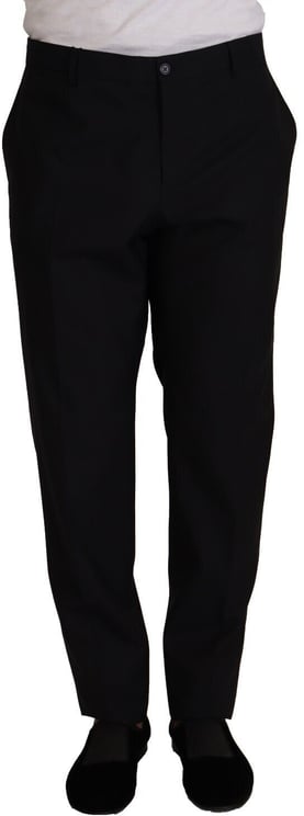 Dolce & Gabbana Dolce & Gabbana Blue Wool Silk Formal Trouser Dress Pants