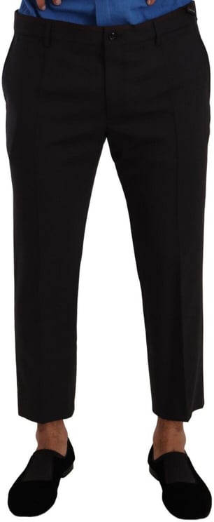 Dolce & Gabbana Dolce & Gabbana Gray Bordeaux Wool Trouser Dress Pants
