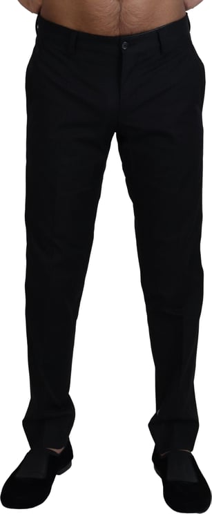 Dolce & Gabbana Dolce & Gabbana Black Chino Formal Cotton Pants