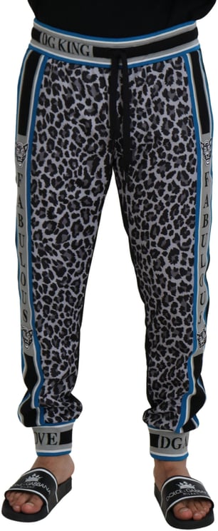 Dolce & Gabbana Dolce & Gabbana Multicolor DG King Leopard Print Jogger Pants