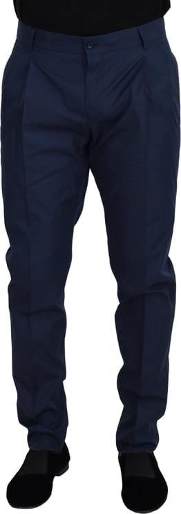 Dolce & Gabbana Dolce & Gabbana Blue Cotton Chino Formal Pants