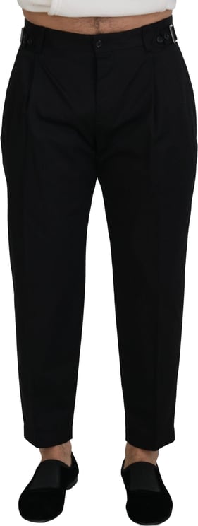 Dolce & Gabbana Dolce & Gabbana Black Cotton Chino Formal Pants