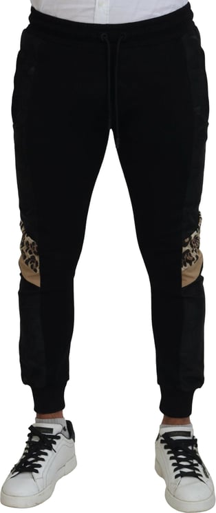 Dolce & Gabbana Dolce & Gabbana Black Polyester Skinny Jogger Men Pants