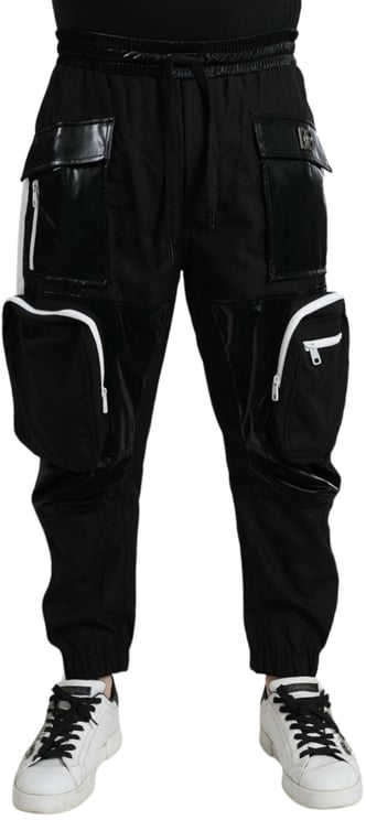 Dolce & Gabbana Dolce & Gabbana Black Nylon Cargo Jogger Men Sweatpants Pants