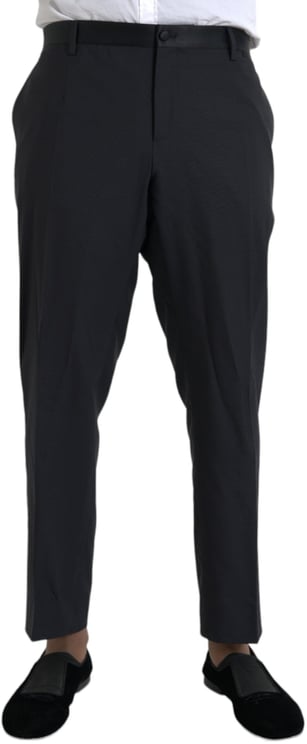 Dolce & Gabbana Dolce & Gabbana Blue Wool Men Skinny Dress Pants